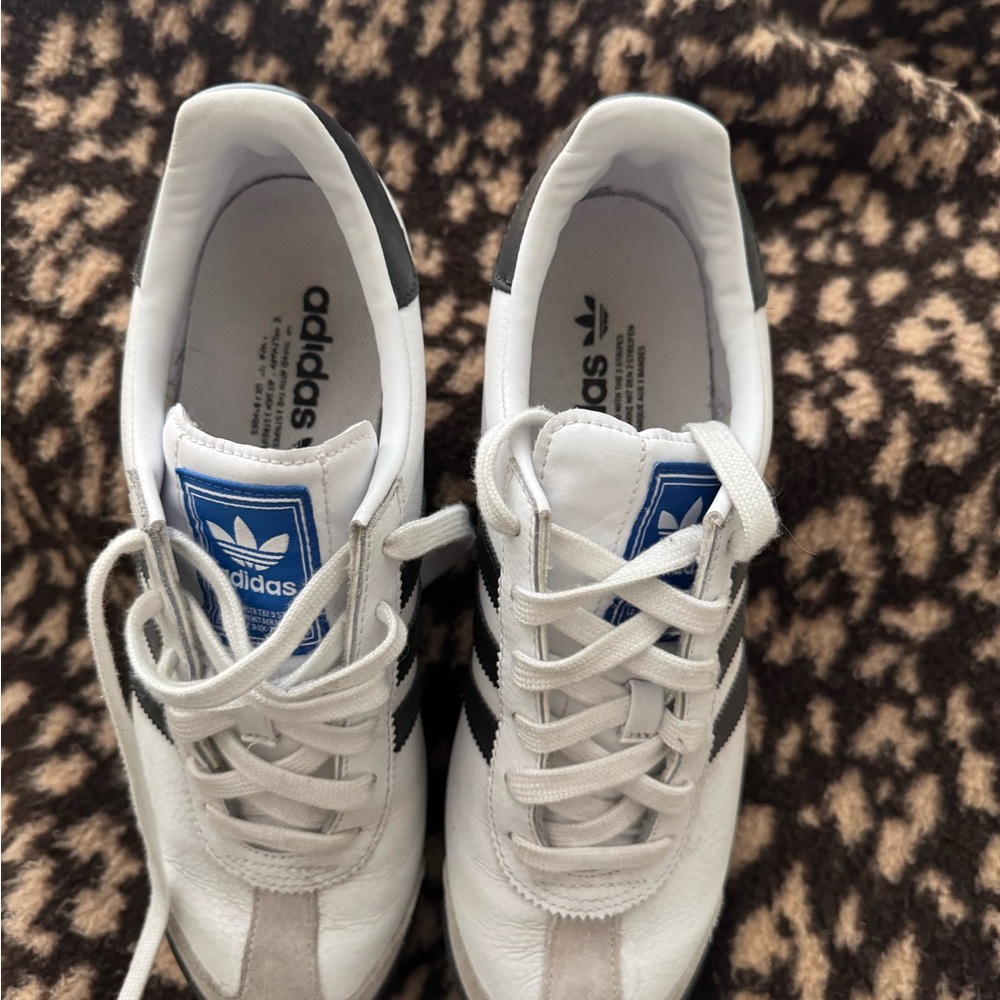 Adidas Samoa White and Black Sneakers - Picture 5 of 6